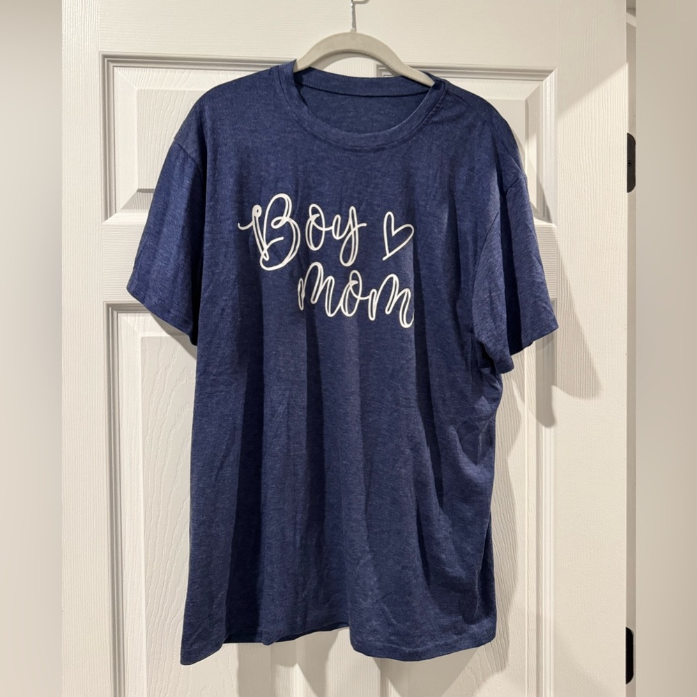 Boy Mom Blue T-Shirt